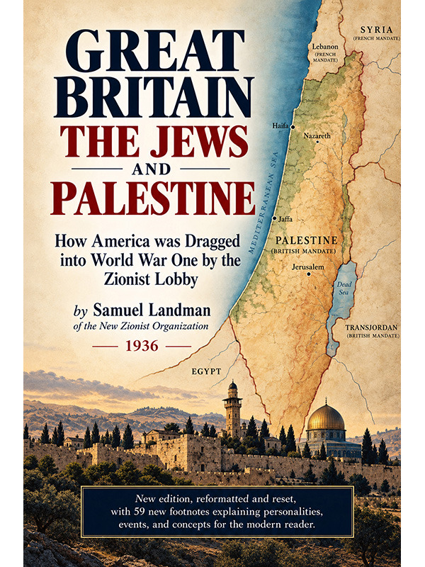 Great Britain, the Jews and Palestine: How America was Dragged into World War One by the Zionist Lobby